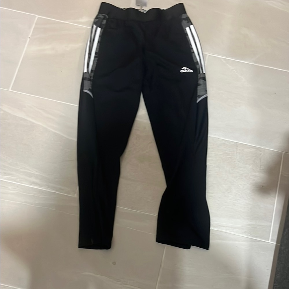 Adidas Kids Black Track Pants